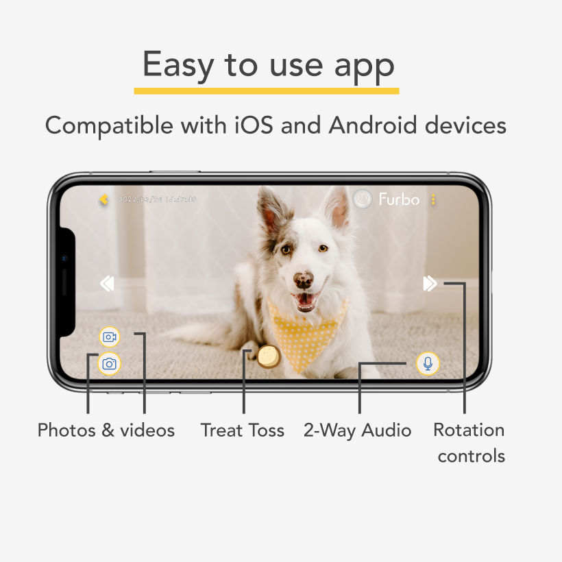 Furbo 360° Dog Camera｜Treat Tossing Pet Camera with HD